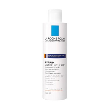 La Roche Posay -  La Roche-Posay Kerium, szampon-krem przeciwłupieżowy, łupież suchy, 200 ml